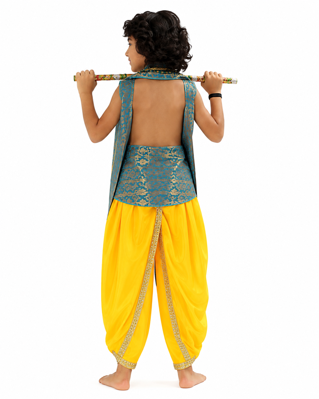 Krishna Costume Set – Sky Blue & Yellow