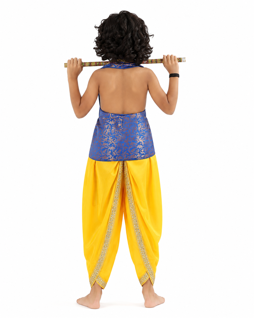 Krishna Costume Set – Blue & Yellow (Design 2)